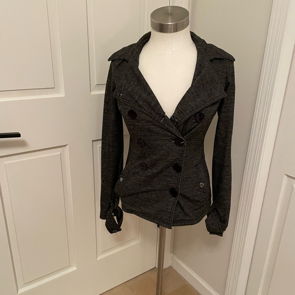 Early 2000s wet seal jacket, size xs, grey